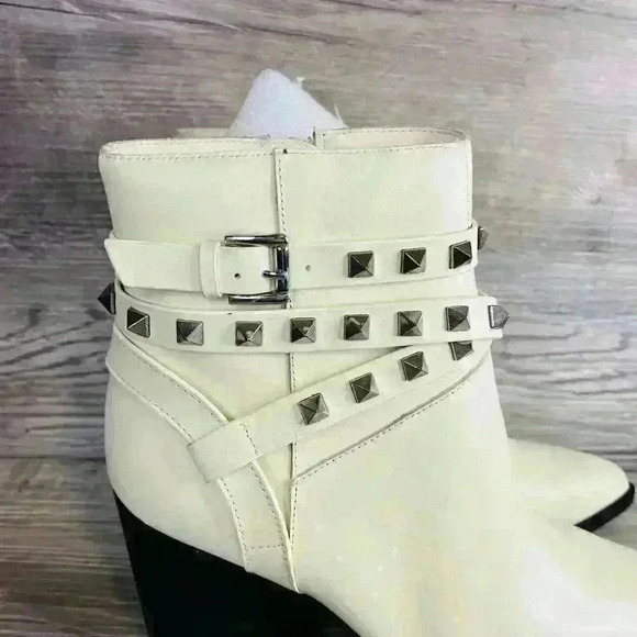 Steve Madden Conran Womens Studded Boots Botties - Picture 2 of 16